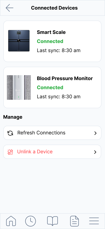 CHF Companion connected devices